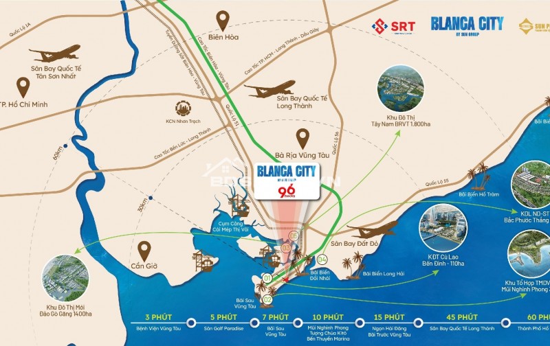 Cặp căn Liền kề HIẾM Sun World + View Biển | Tầng 32 B3 | Blanca City Căn Studio chỉ từ 3,x tỷ/căn